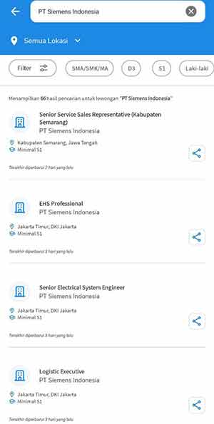 Lowongan Kerja Magang di PT Siemens Indonesia (Jakarta) Terbaru Bulan Agustus 2023